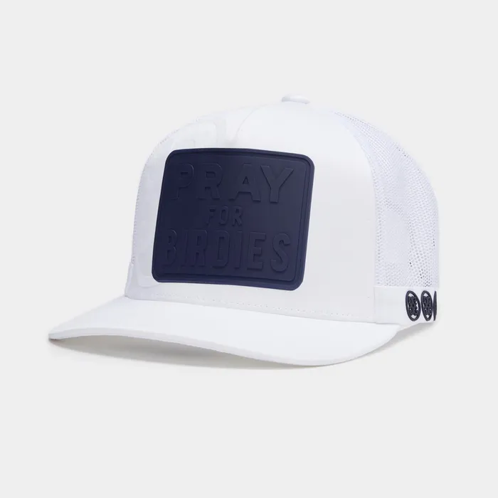 Pray For Birdies Stretch Twill Snapback Trucker Hat Snowtwilight MenWomenGolf GFORE Hats