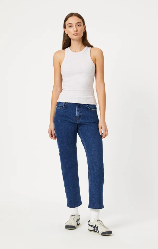 Racer Back Tank Top In Oatmeal Women Mavi Jeans Tops and TShirts Racer Back Tank Top In Oatmeal Women Mavi Jeans Tops and TShirts