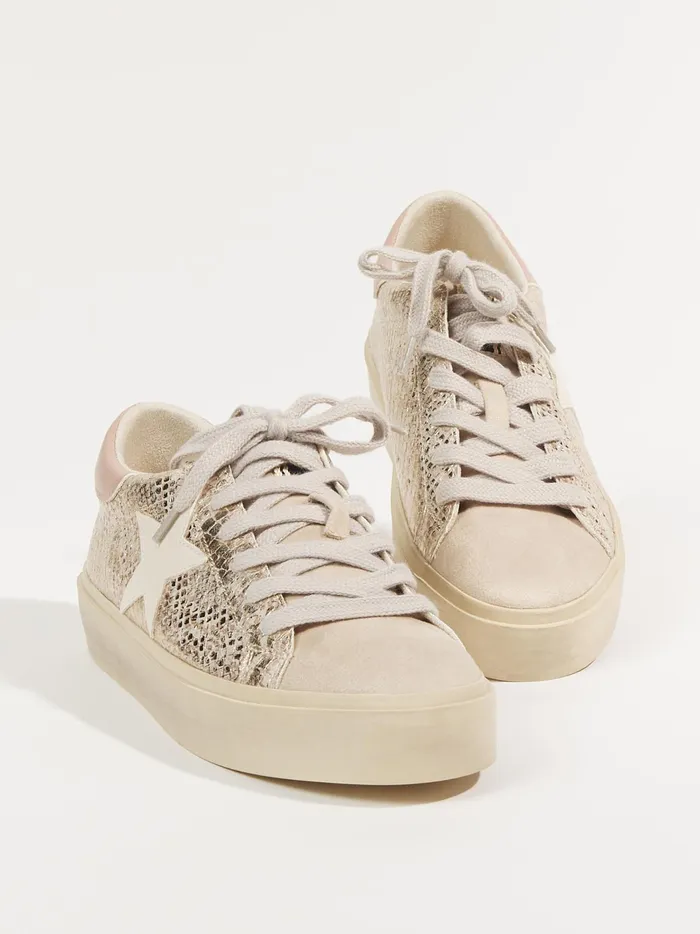 Reba Star Patch Platform Sneakers Gold Women Altar039d State Sneakers