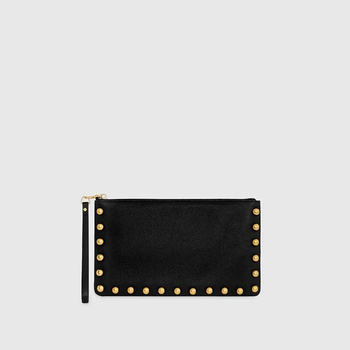 Rebecca Minkoff Clutches Women Large Pouch With Studs Black Rebecca Minkoff Clutches Women Large Pouch With Studs Black