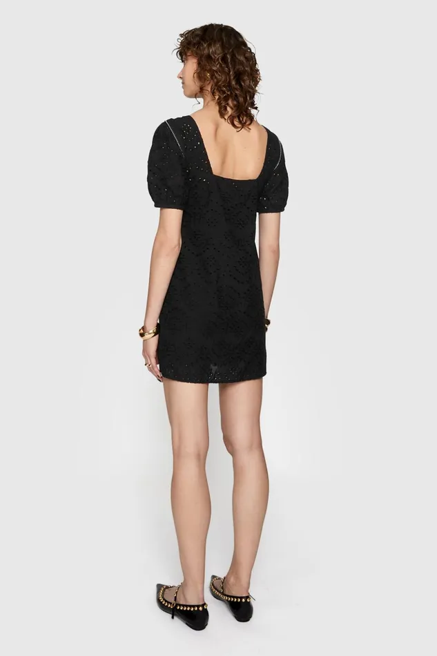 Rebecca Minkoff Dresses Women Lincoln Eyelet Dress Black Rebecca Minkoff Dresses Women Lincoln Eyelet Dress Black