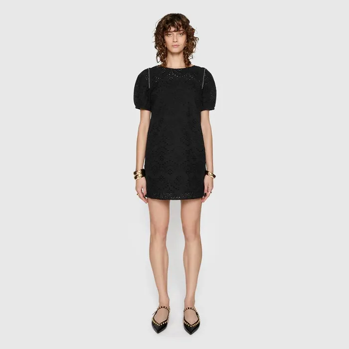 Rebecca Minkoff Dresses Women Lincoln Eyelet Dress Black Rebecca Minkoff Dresses Women Lincoln Eyelet Dress Black