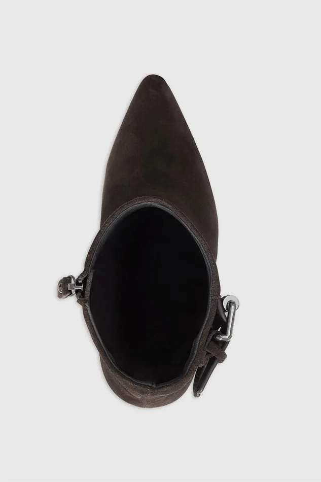 Rebecca Minkoff Shoes Women Buckle Boot Dark Brandy Rebecca Minkoff Shoes Women Buckle Boot Dark Brandy