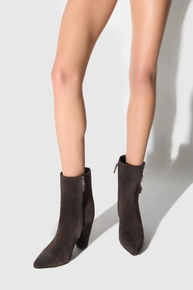 Rebecca Minkoff Shoes Women Buckle Boot Dark Brandy Rebecca Minkoff Shoes Women Buckle Boot Dark Brandy