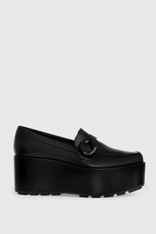 Rebecca Minkoff Shoes Women Curblink Platform Loafer Black
