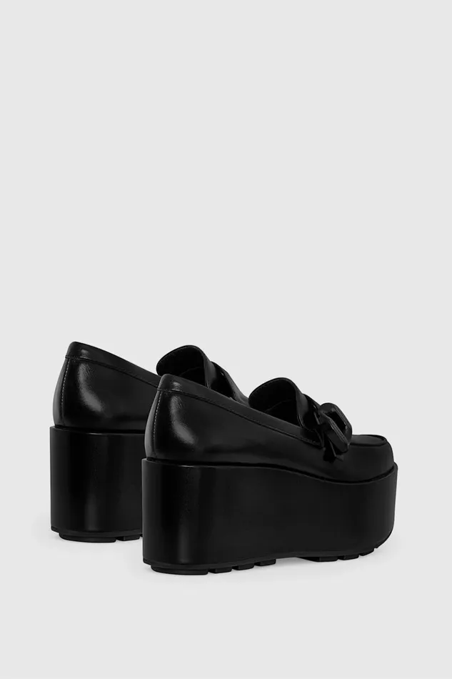 Rebecca Minkoff Shoes Women Curblink Platform Loafer Black Rebecca Minkoff Shoes Women Curblink Platform Loafer Black