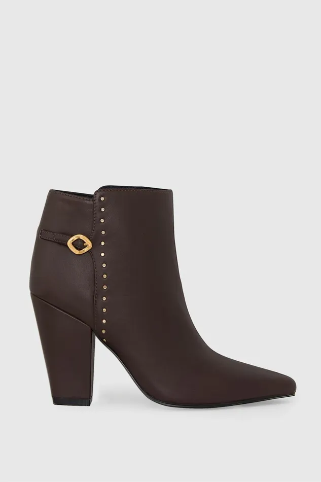Rebecca Minkoff Shoes Women Darren Bootie Dark Brandy