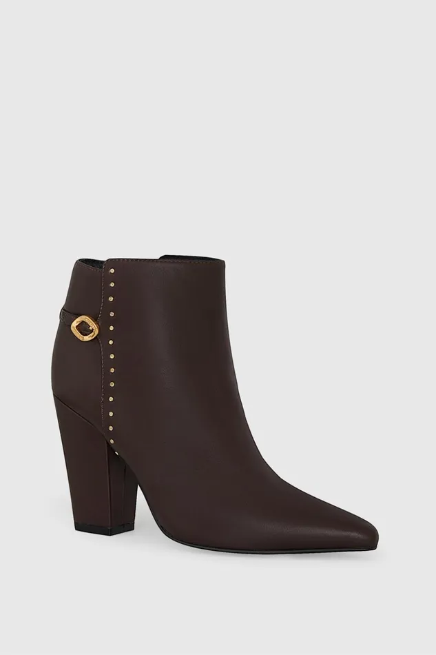 Rebecca Minkoff Shoes Women Darren Bootie Dark Brandy Rebecca Minkoff Shoes Women Darren Bootie Dark Brandy