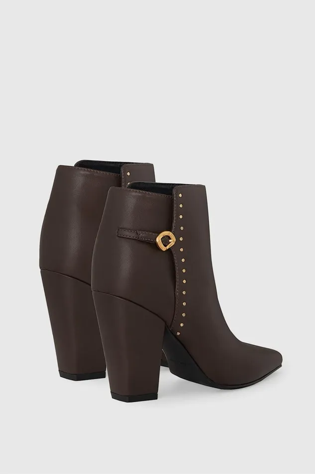 Rebecca Minkoff Shoes Women Darren Bootie Dark Brandy Rebecca Minkoff Shoes Women Darren Bootie Dark Brandy