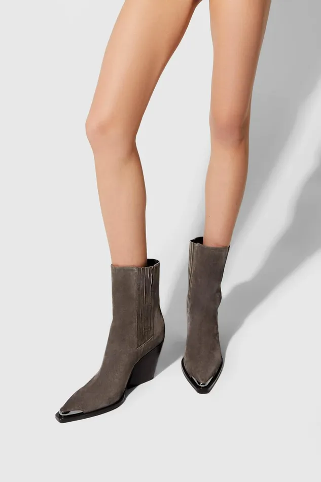 Rebecca Minkoff Shoes Women West Bootie Porcini Rebecca Minkoff Shoes Women West Bootie Porcini