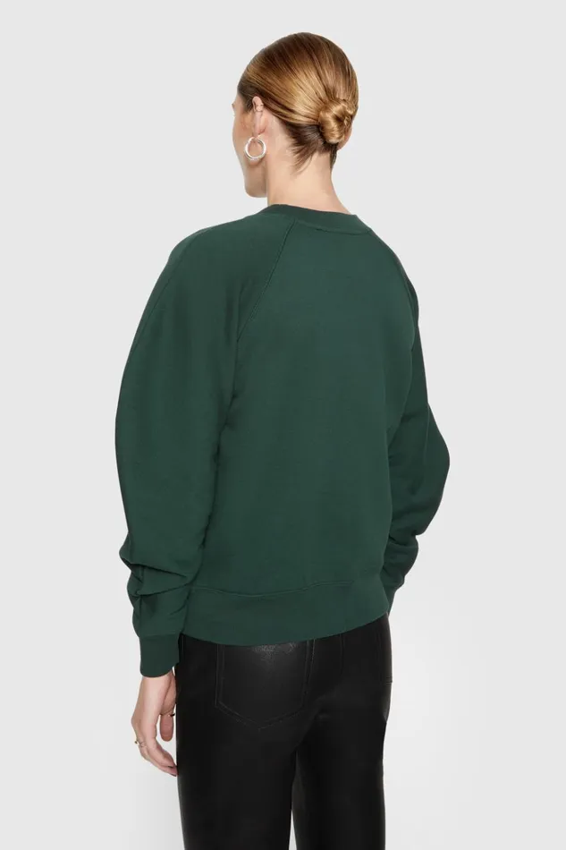 Rebecca Minkoff Tops Women Joan Sweatshirt Deep Jade Rebecca Minkoff Tops Women Joan Sweatshirt Deep Jade