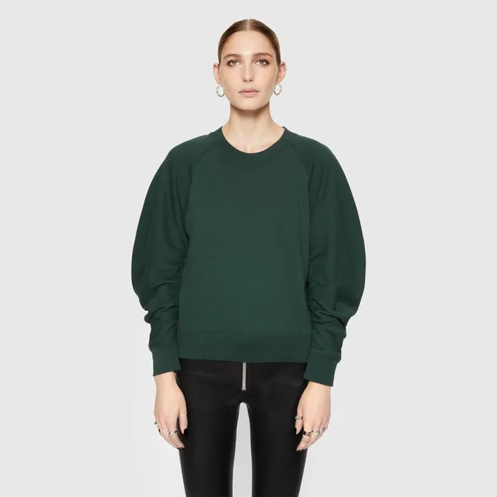 Rebecca Minkoff Tops Women Joan Sweatshirt Deep Jade Rebecca Minkoff Tops Women Joan Sweatshirt Deep Jade
