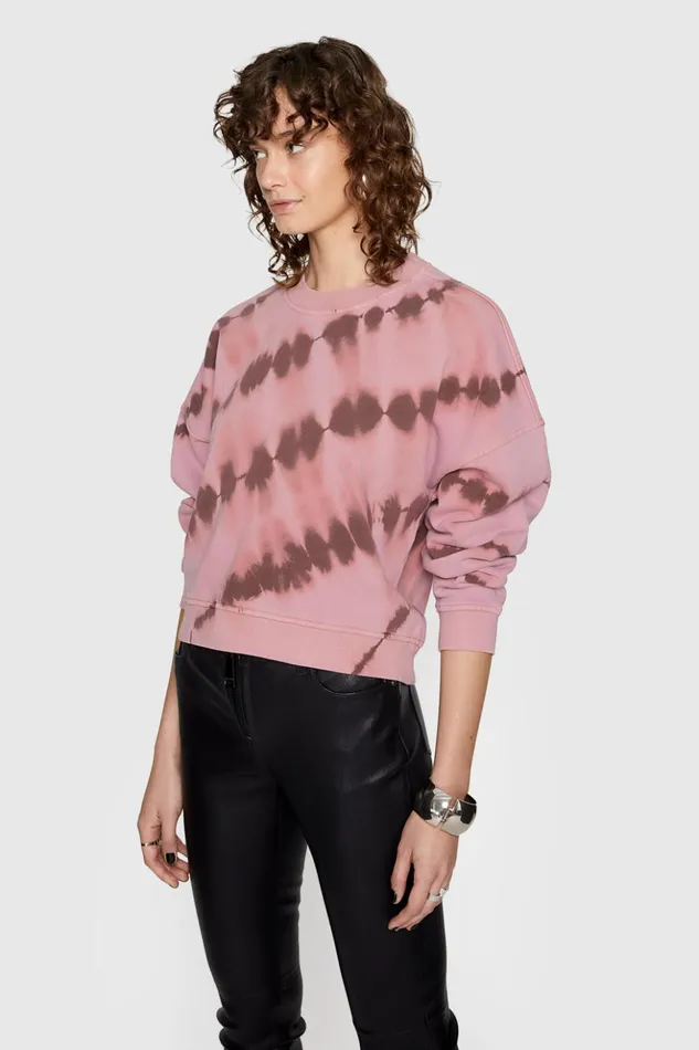 Rebecca Minkoff Tops Women Mina Sweatshirt Ash Rose Tie Dye Rebecca Minkoff Tops Women Mina Sweatshirt Ash Rose Tie Dye
