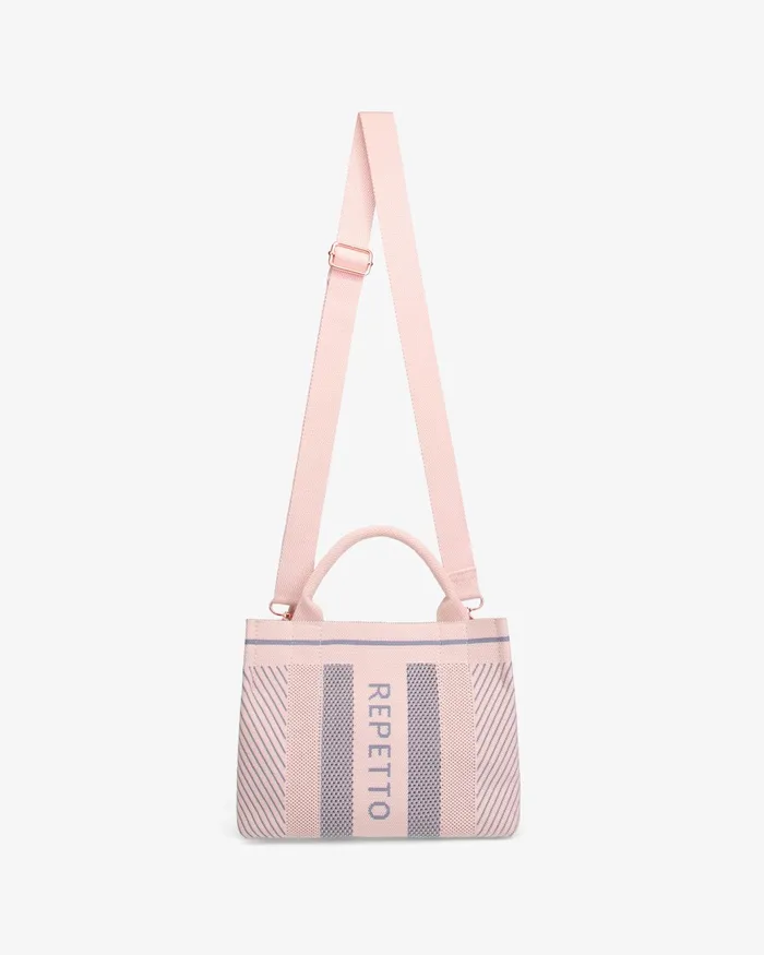 Repetto Small Tote Bag Blush Pink And Grey 039little Rat039 Women Repetto Sports Bags