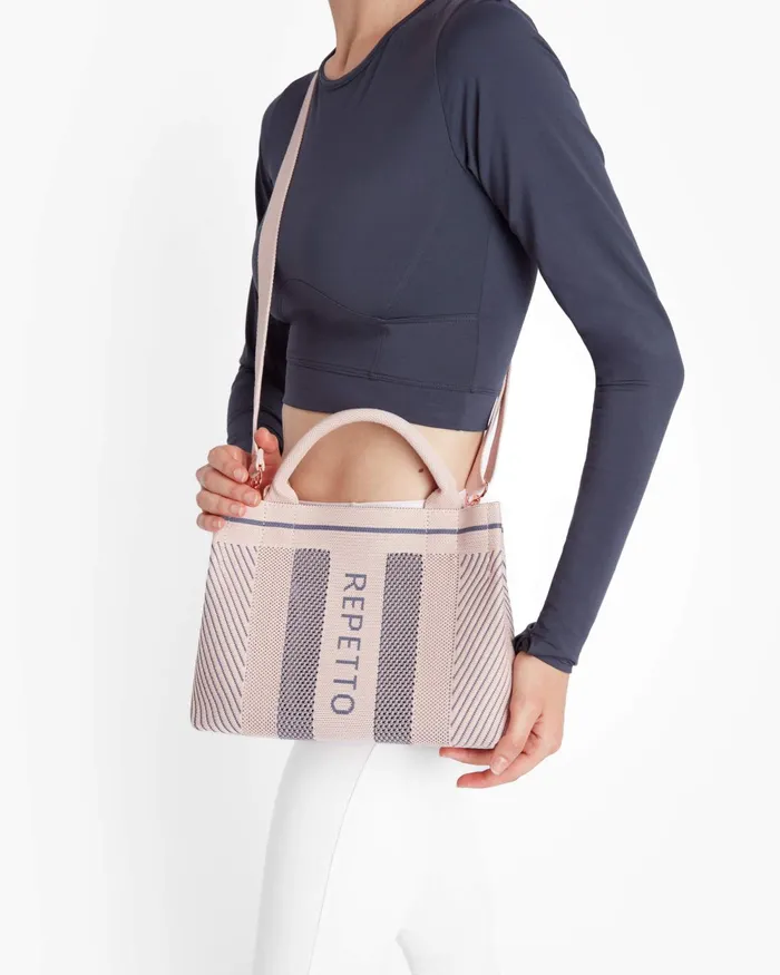 Repetto Small Tote Bag Blush Pink And Grey 039little Rat039 Women Repetto Sports Bags Repetto Small Tote Bag Blush Pink And Grey 039little Rat039 Women Repetto Sports Bags