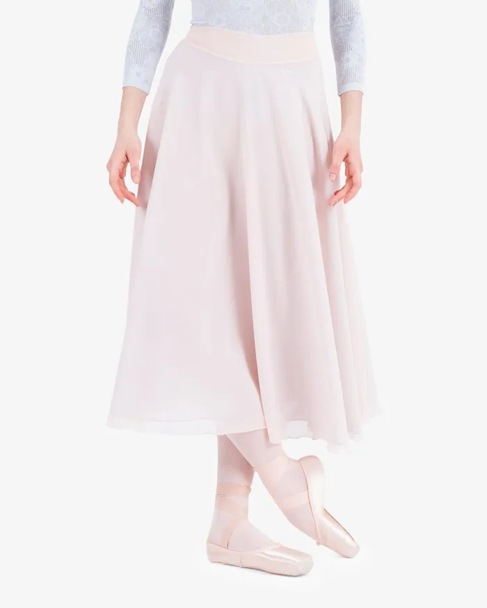 Reversible Rehearsal Skirt Pink And Pearl Grey Women Repetto Skirts and Short Skirts