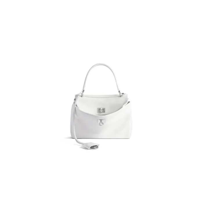 Rodeo Mini Handbag In White Women Balenciaga Handbags