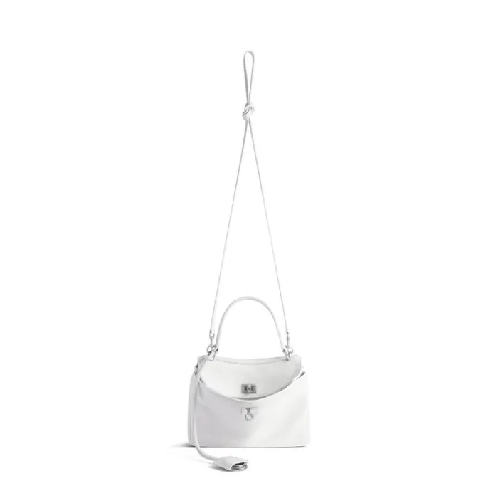 Rodeo Mini Handbag In White Women Balenciaga Handbags