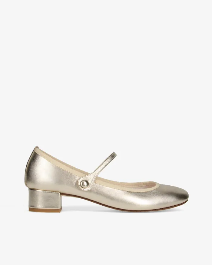 Rose Mary Janes Light Gold Women Repetto Mary Janes
