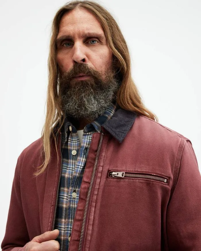 Rothwell Workwear Jacket Imperial Red Men AllSaints Jackets and Coats