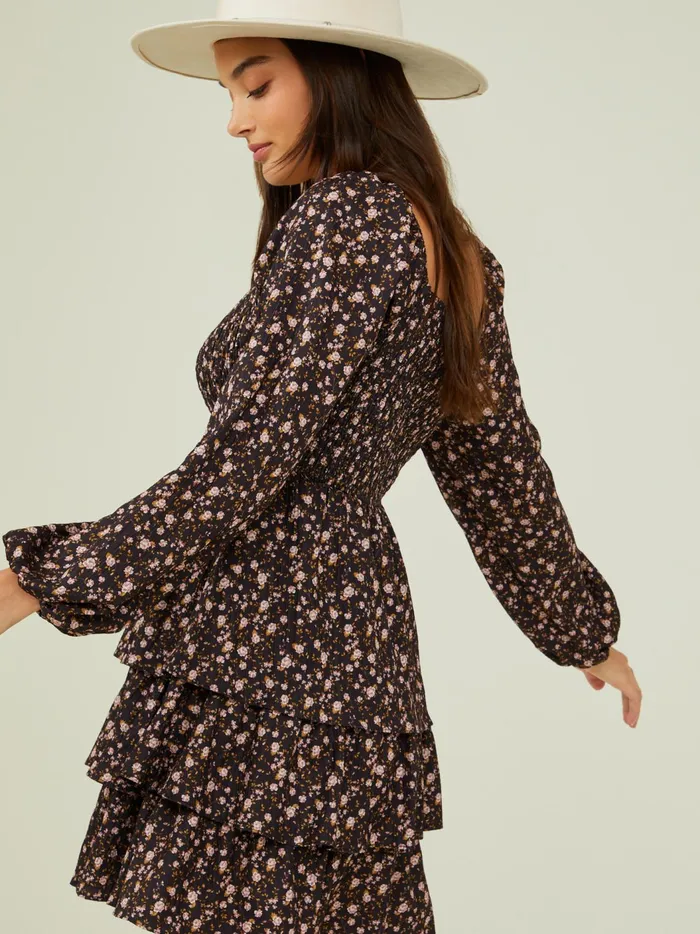 Ruby Floral Dress Black Women Altar039d State Casual