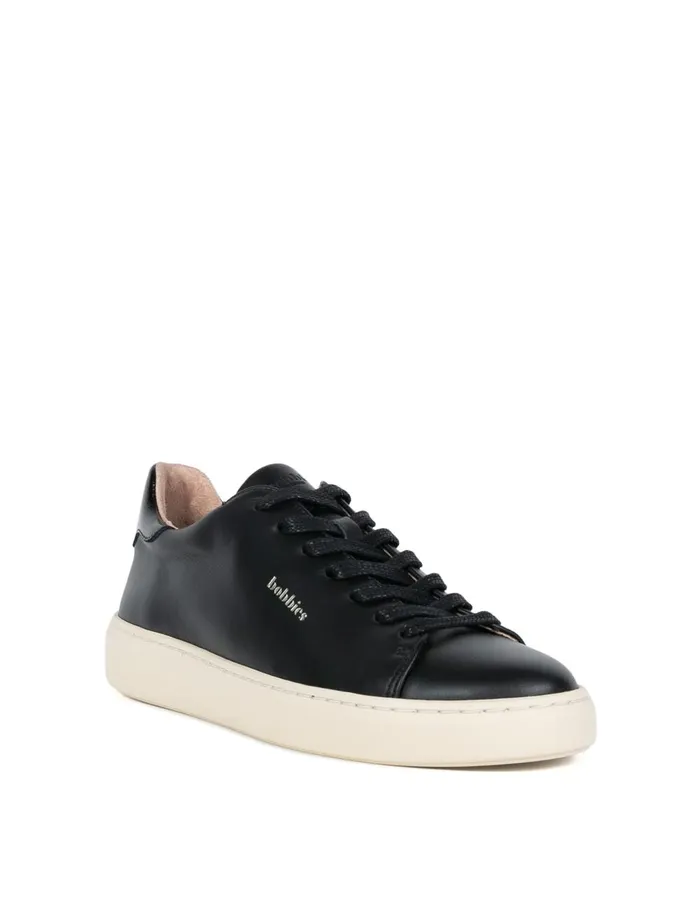 Sanna Deep Black Women Bobbies Sneakers