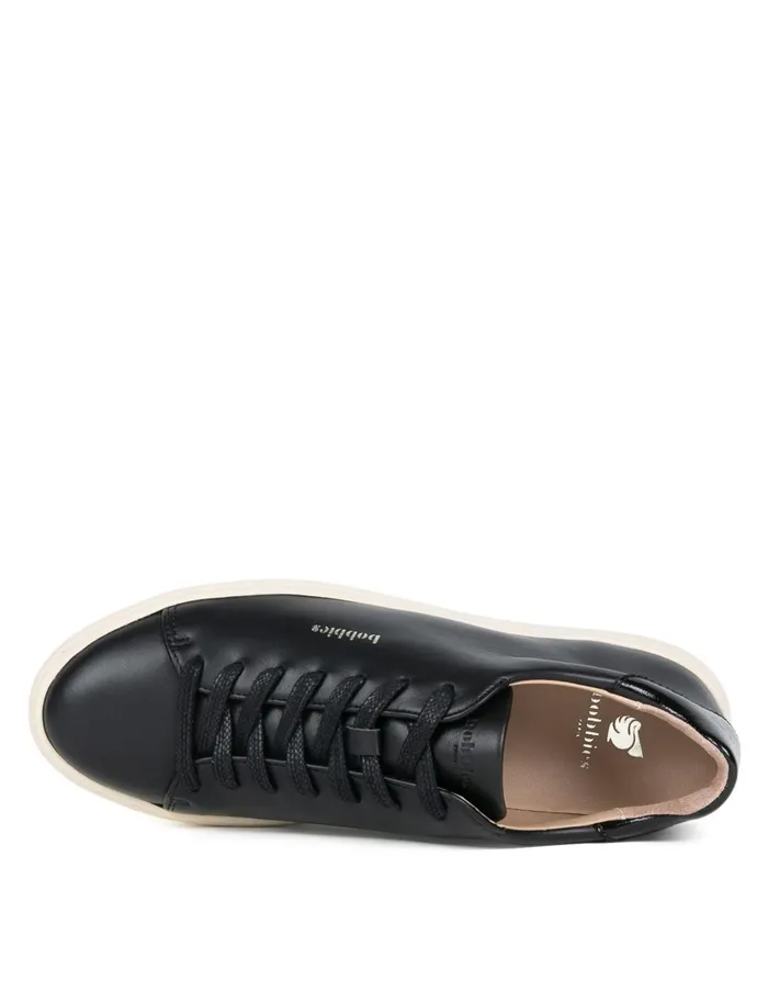 Sanna Deep Black Women Bobbies Sneakers