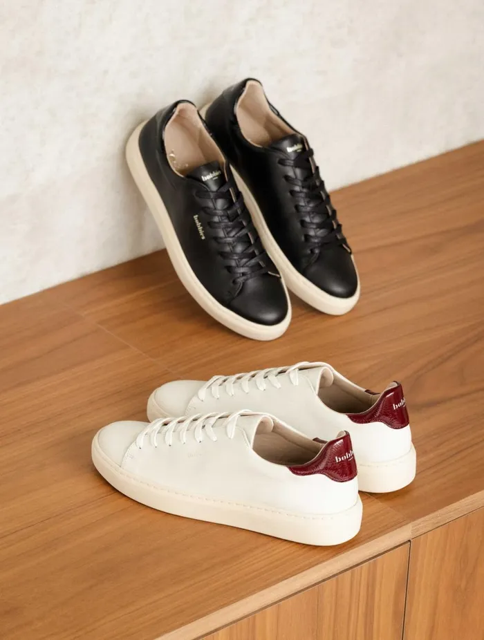 Sanna Deep Black Women Bobbies Sneakers