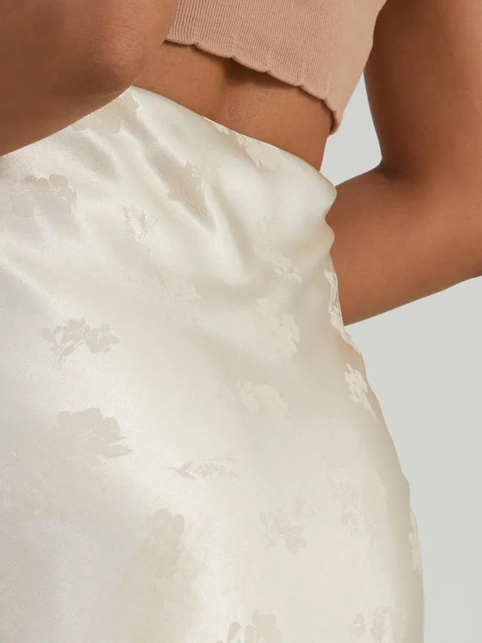 Sarah Satin Midi Skirt Vanilla Women Altar039d State Skirts Skorts