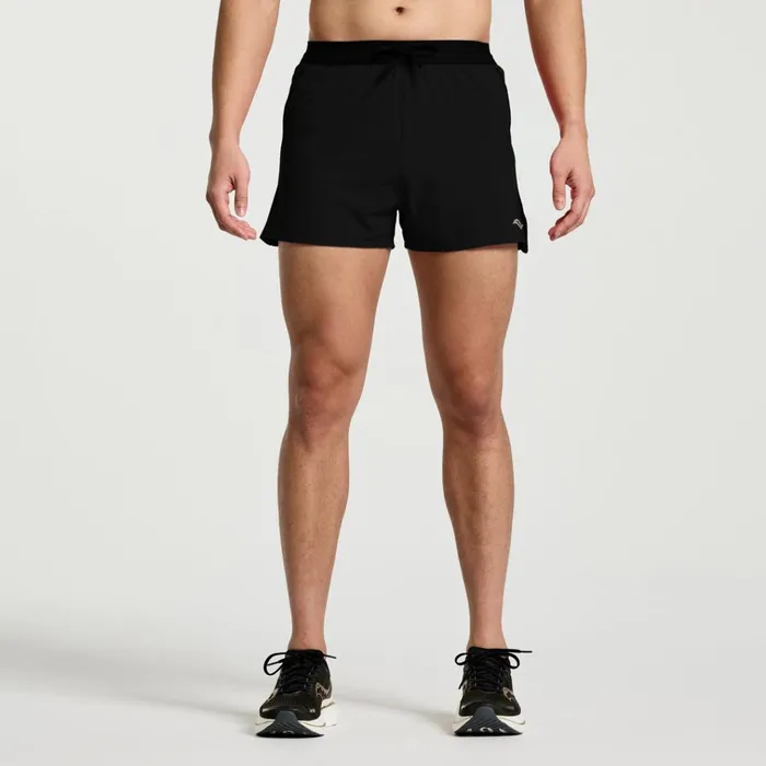 Saucony Bottoms Outpace 3034 Short Black 8211 Men