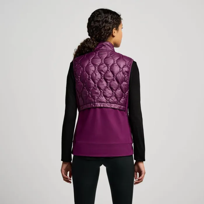 Saucony Jackets Hurricane Insulated Vest Eggplant 8211 Women