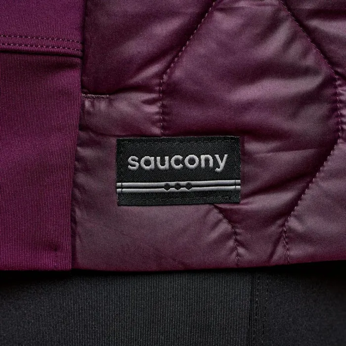 Saucony Jackets Hurricane Insulated Vest Eggplant 8211 Women