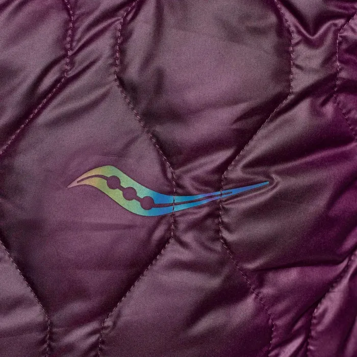 Saucony Jackets Hurricane Insulated Vest Eggplant 8211 Women