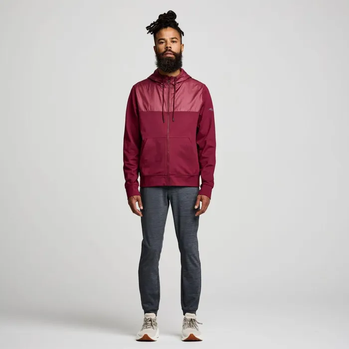 Saucony Jackets Solstice Zip Hoody Sundown Heather 8211 Men