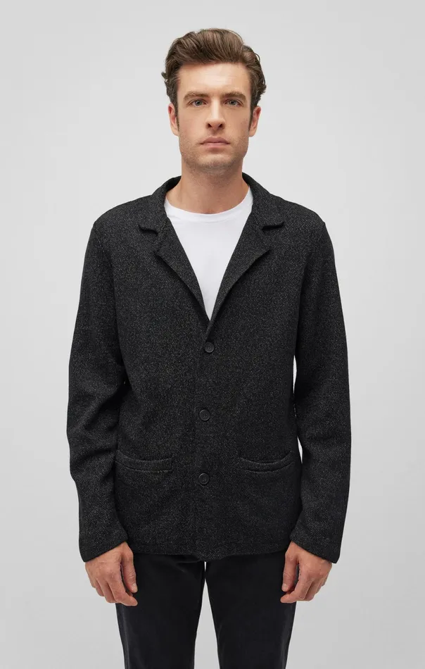 Sean Knit Blazer In Black Men Mavi Jeans Jackets Sean Knit Blazer In Black Men Mavi Jeans Jackets