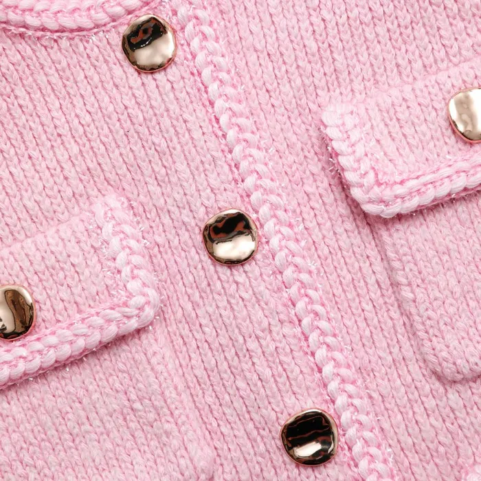 Self Portrait Bottoms Pink Melange Merino Knit Skirt 8211 Women