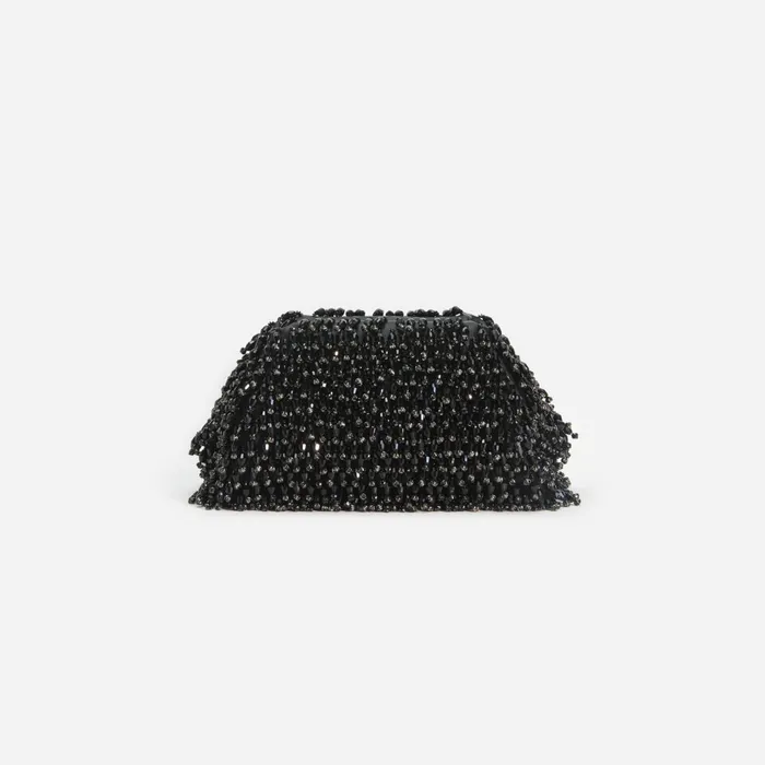 Self Portrait Handbags Black Crystal Clutch Black 8211 Women