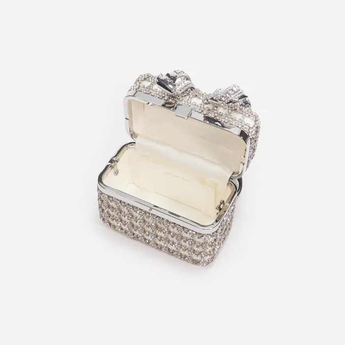 Self Portrait Handbags Champagne Crystal Vanity Case 8211 Women