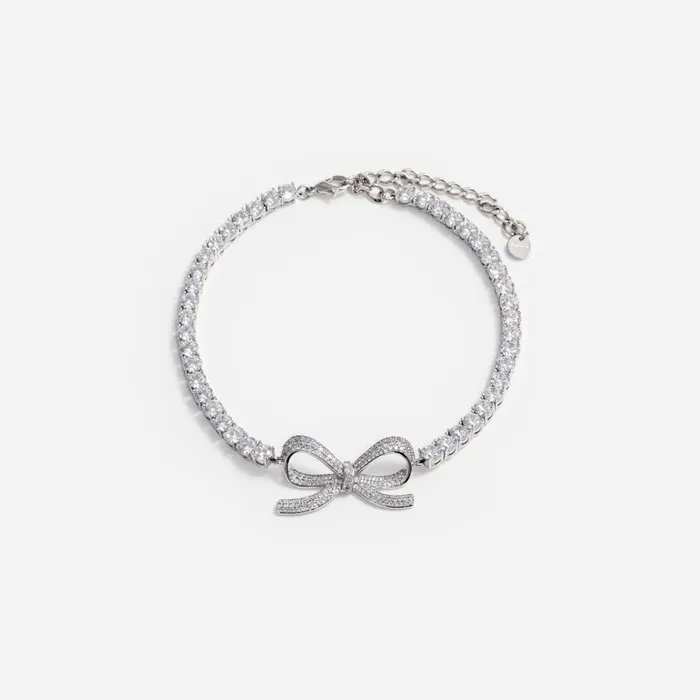 Self Portrait Jewellery Diamante Bow Tennis Choker 8211 Women
