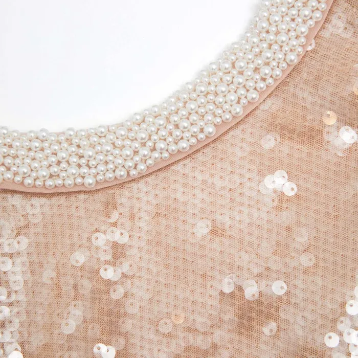 Self Portrait Tops Pearl Trim Sequin Top 8211 Women