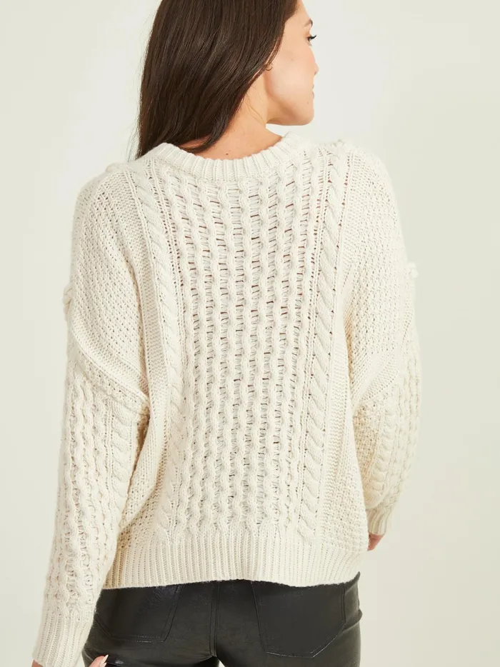 Sharon Sweater Ivory Women Altar039d State Pullovers