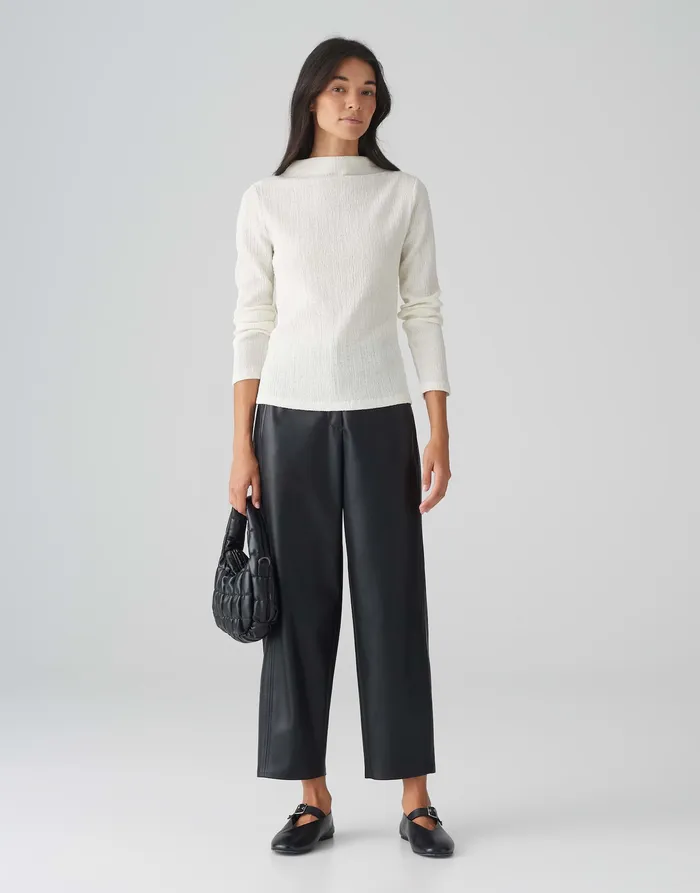 Shirts Strukturiertes Shirt SUNNEL Slim aus Baumwoll Mix 8211 OPUS Damen