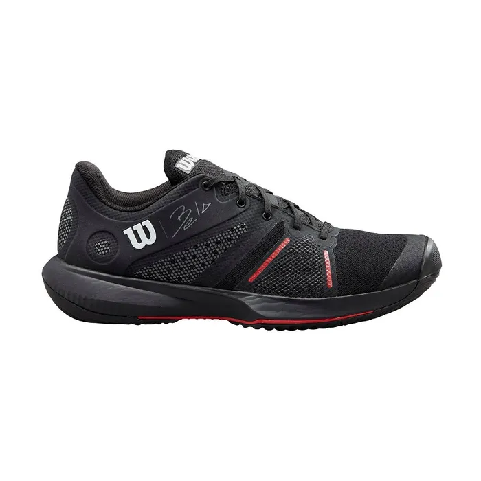 Shoes Wilson Sports Bela Pro Padel Shoe 8211 Black Ebony Red