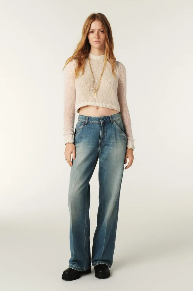 Short Sweater Diego OffWhite Women Baandsh Sweaters and Cardigans