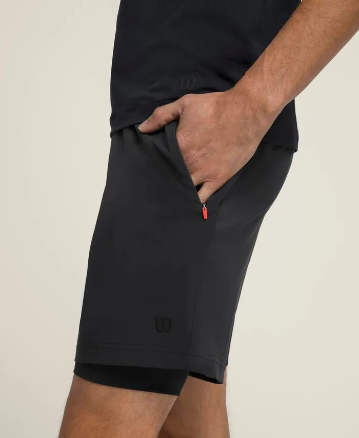 Shorts Men Wilson Doubleday Short 8211 Black Shorts Men Wilson Doubleday Short 8211 Black