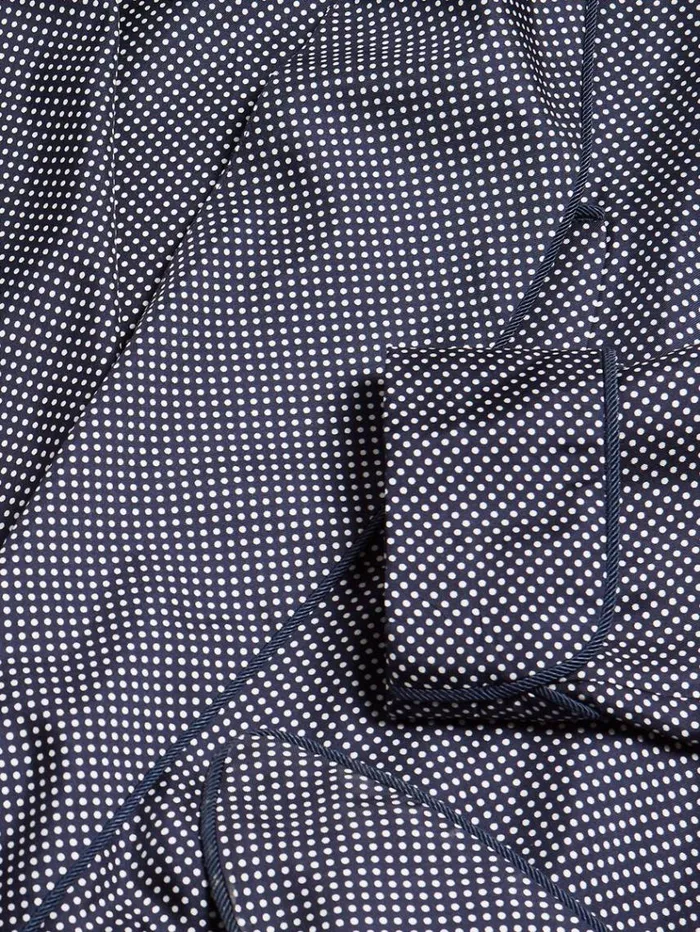 Silk Pindot Robe Navy Men Paul Stuart Pajamas and Loungewear Silk Pindot Robe Navy Men Paul Stuart Pajamas and Loungewear