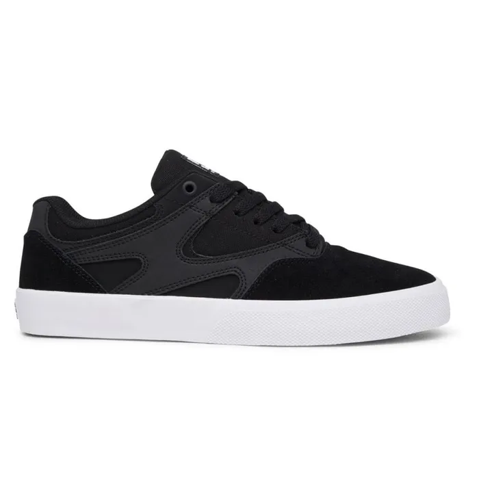 Skate Men DC Shoes Kalis Vulc Shoes Blackwhite