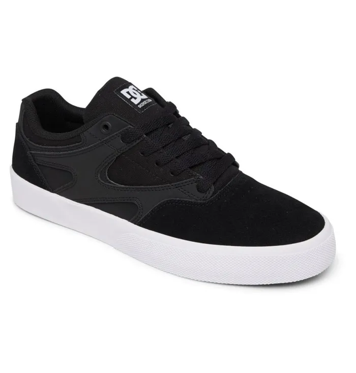 Skate Men DC Shoes Kalis Vulc Shoes Blackwhite