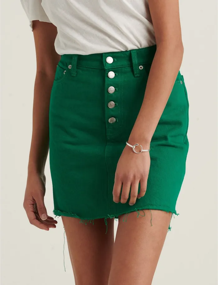 Skirts Women Mid Rise Mini Skirt Ultramarine Grn Step Lucky Brand