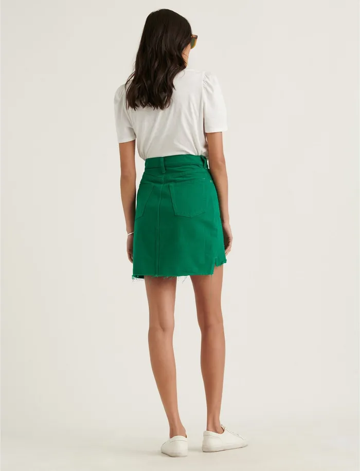 Skirts Women Mid Rise Mini Skirt Ultramarine Grn Step Lucky Brand